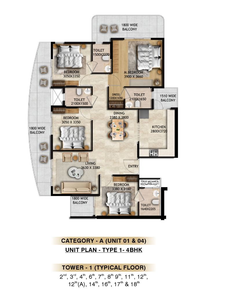 Floor plan layout